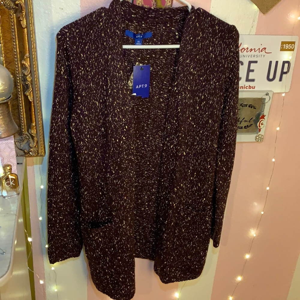 Apt. 9 Purple Cardigan ✨ NWT
